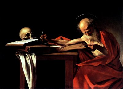 Caravaggio: Svatý Jeroným