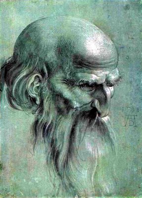 Albrecht Dürer: Hlava Apoštola